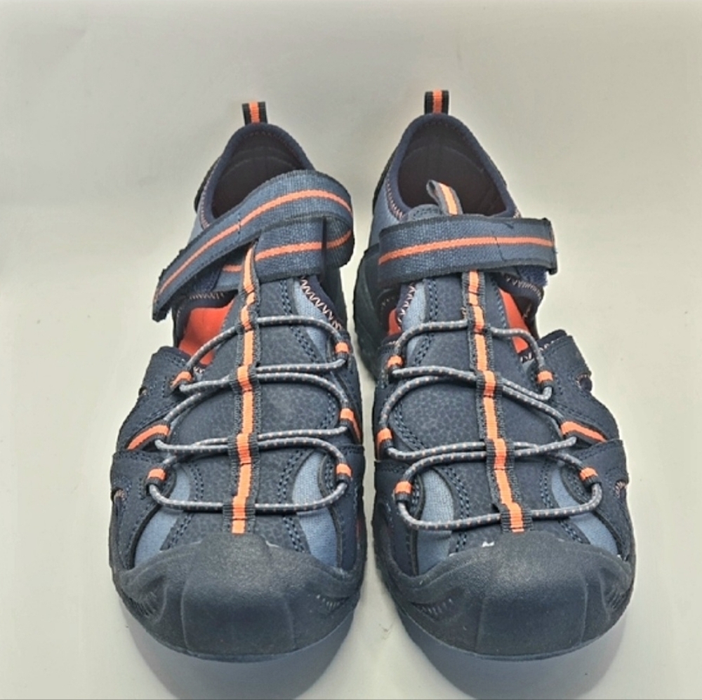 Merrell Kid's Hydro 2 Water Hiking Sandals Sz 6Y Navy Orange Outdoor Adventure